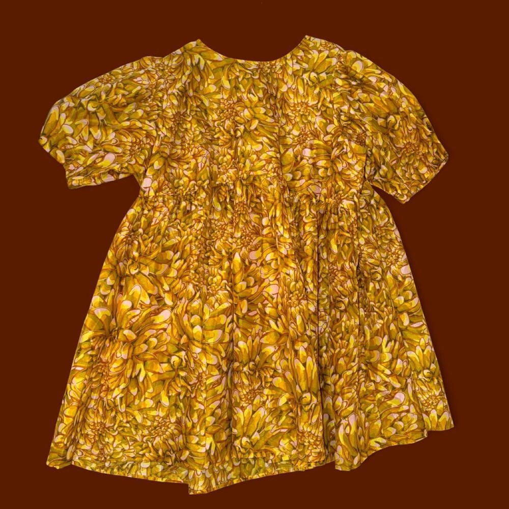 Kika Vargas x Target Floral Puff Sleeve Babydoll Dress Size 4XL
